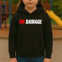 Do Damage Baseball Kids Hoodie thumb 3