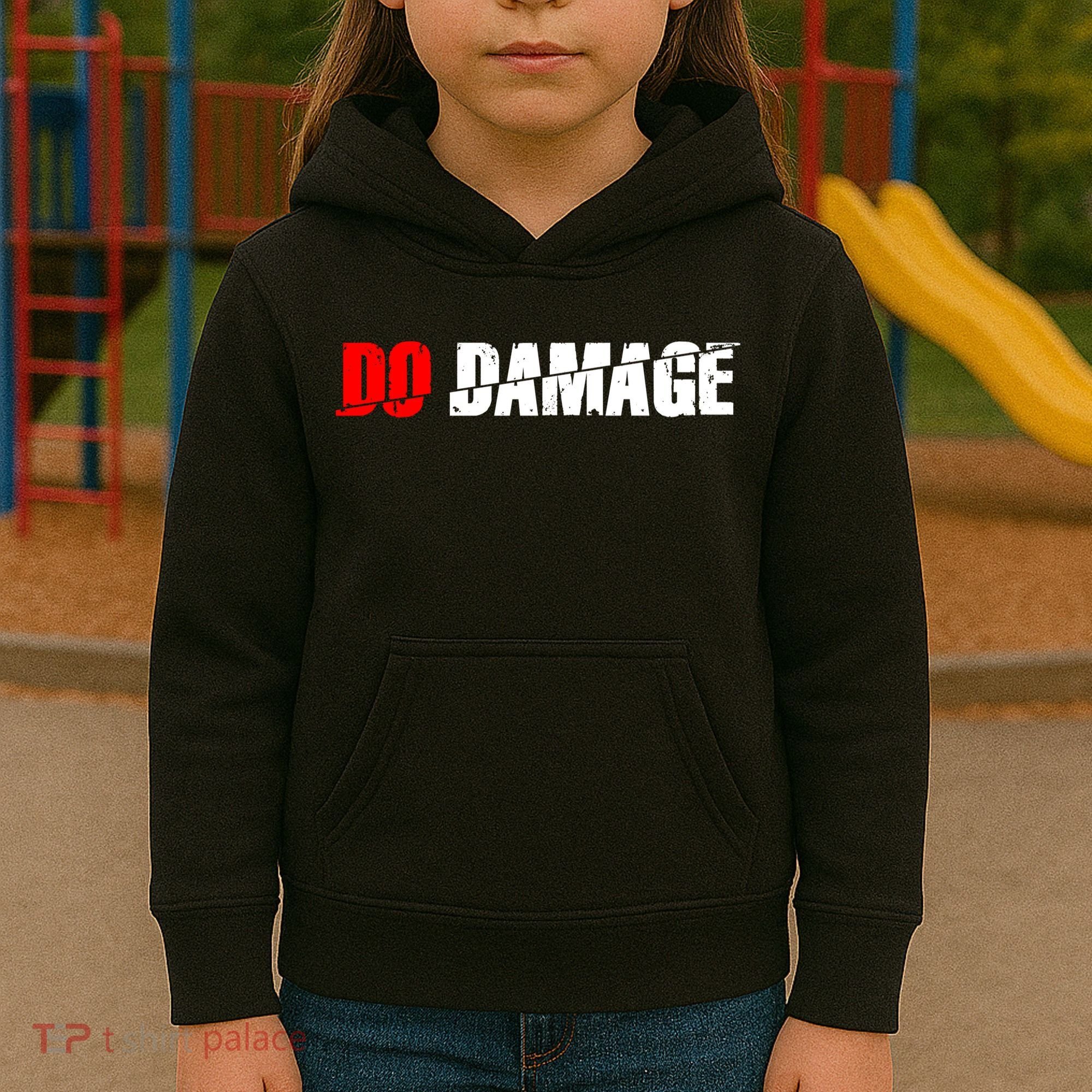 Do Damage Baseball Kids Hoodie