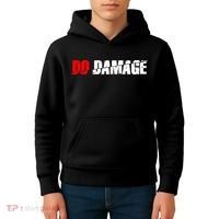 Do Damage Baseball Kids Hoodie thumb 4