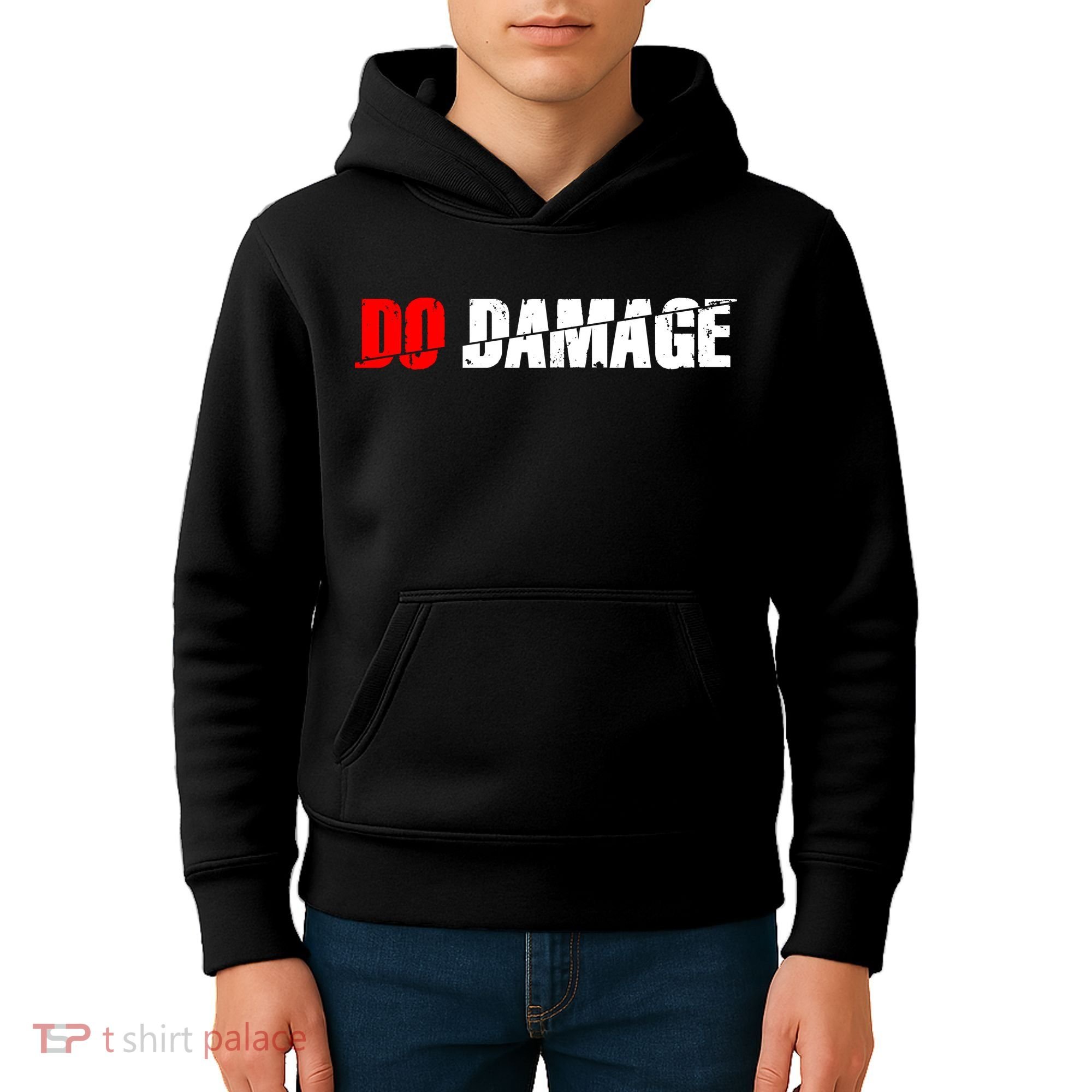 Do Damage Baseball Kids Hoodie