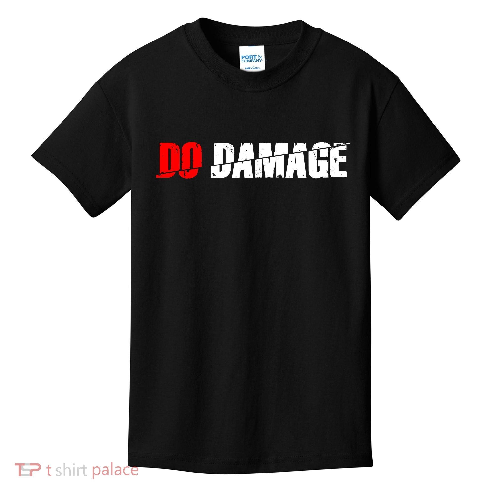 Do Damage Baseball Kids T-Shirt