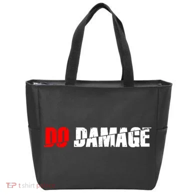 Do Damage Baseball Tote Bag