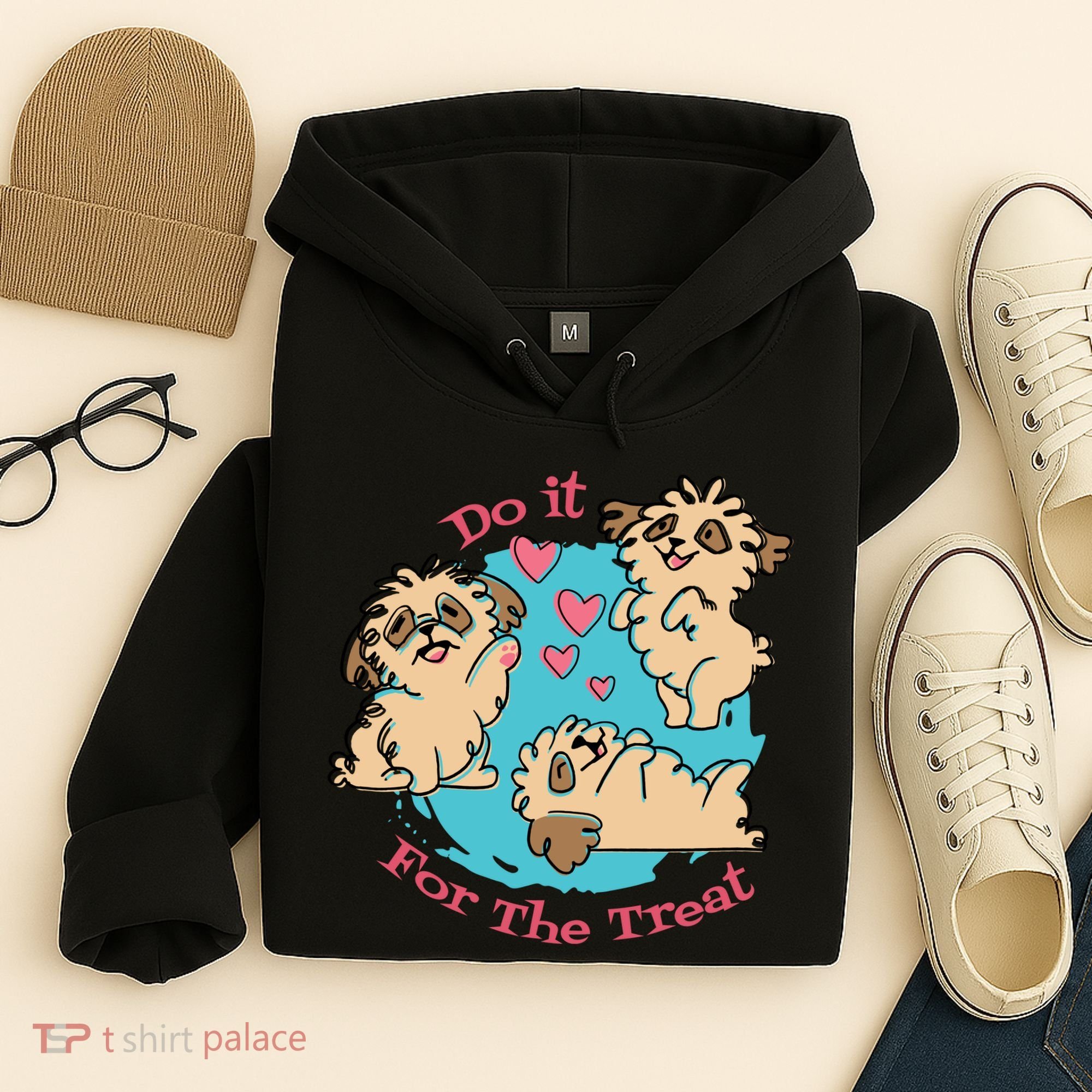 Do It For The Treat Cute Dogs Hoodie
