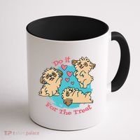 Do It For The Treat Cute Dogs Coffee Mug thumb 1