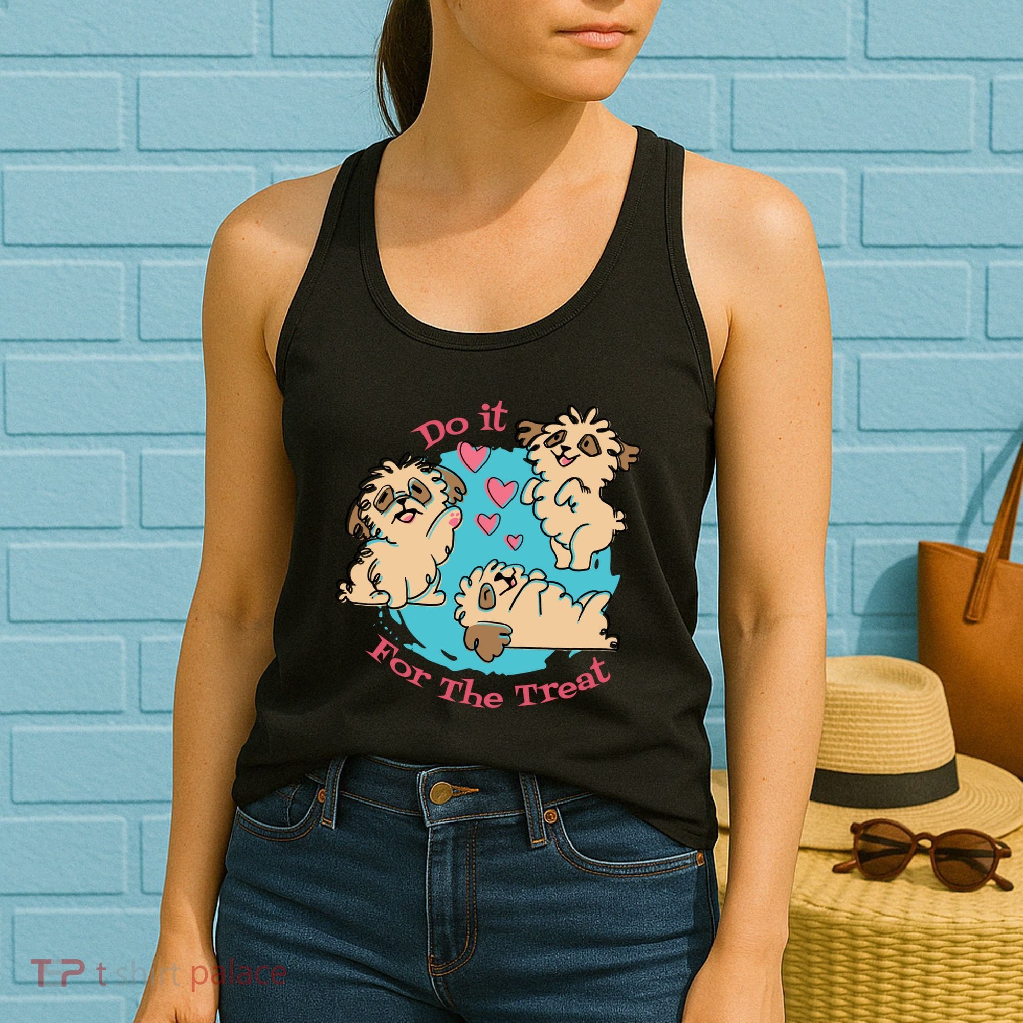 Do It For The Treat Cute Dogs Women's Tank Top