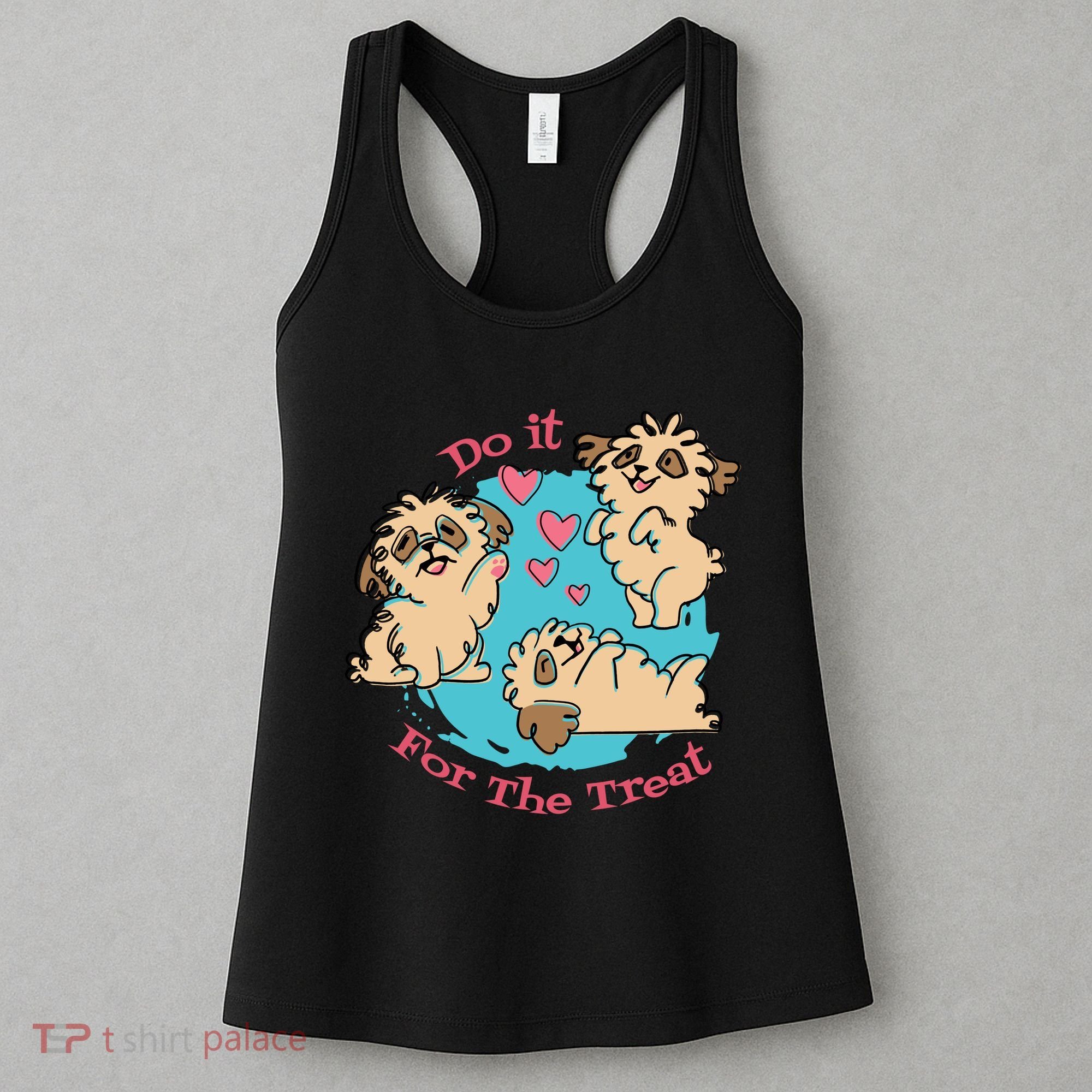 Do It For The Treat Cute Dogs Women's Tank Top