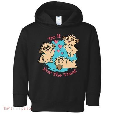 Do It For The Treat Cute Dogs Toddler Hoodie