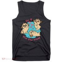 Do It For The Treat Cute Dogs Tank Top thumb 0