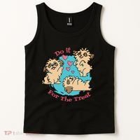 Do It For The Treat Cute Dogs Tank Top thumb 2