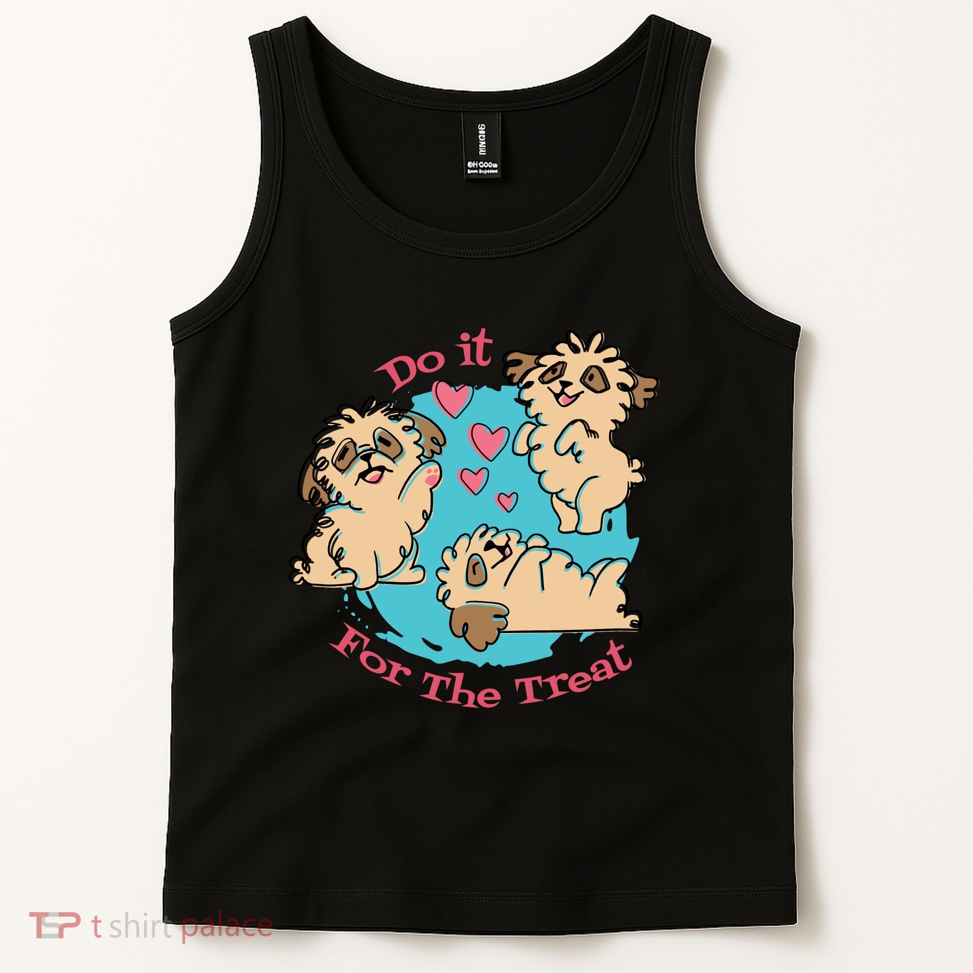 Do It For The Treat Cute Dogs Tank Top