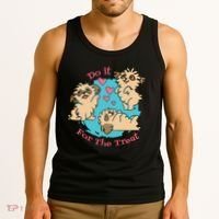 Do It For The Treat Cute Dogs Tank Top thumb 3