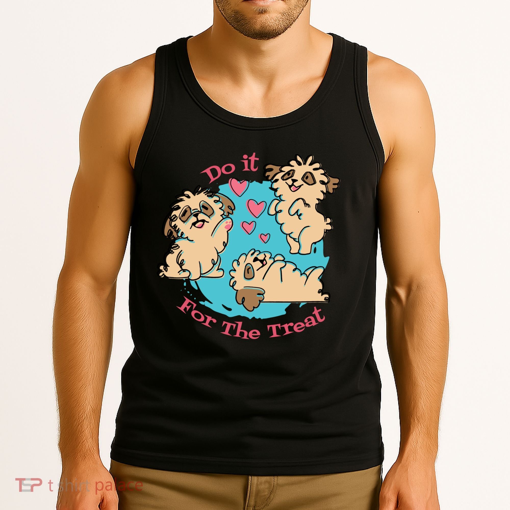 Do It For The Treat Cute Dogs Tank Top