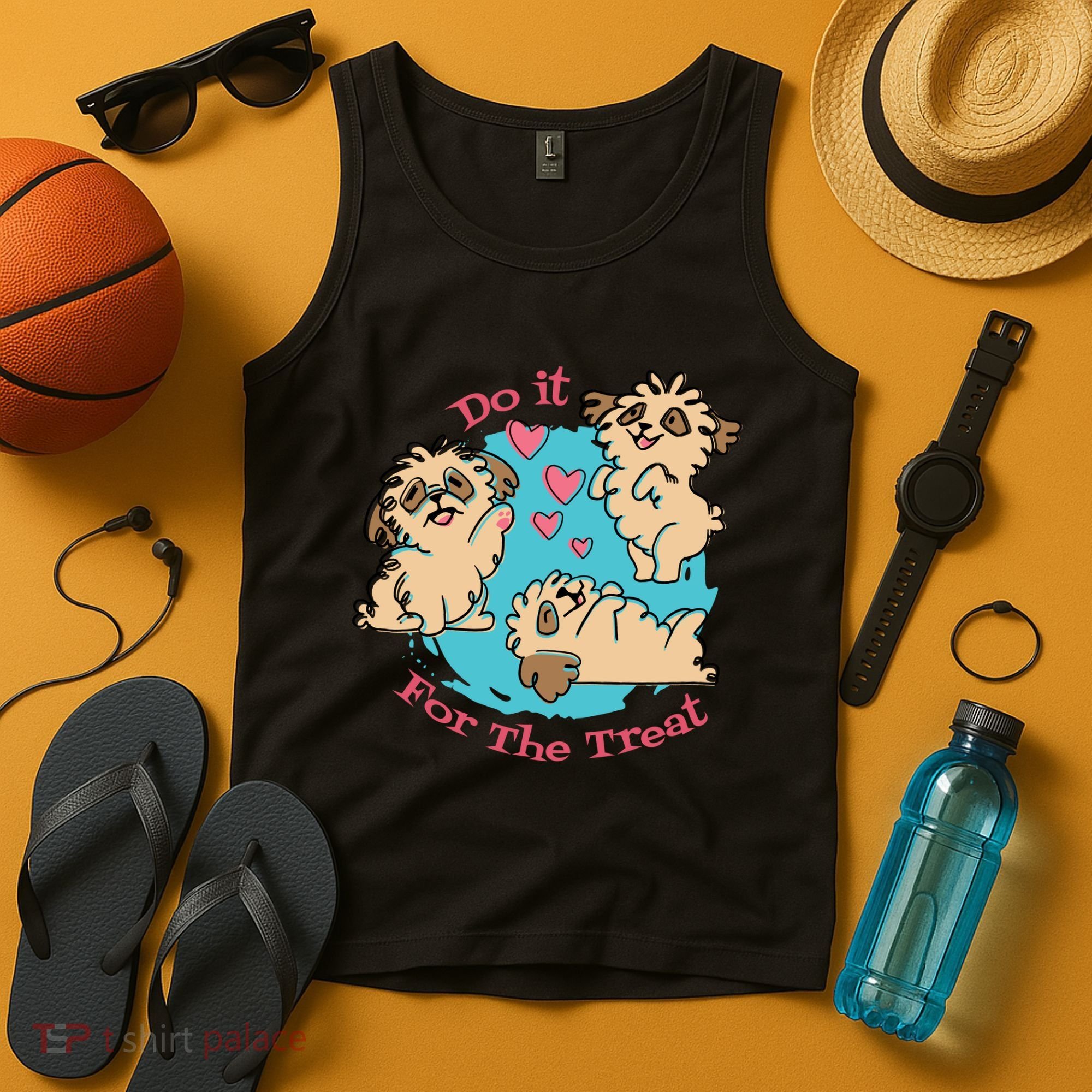 Do It For The Treat Cute Dogs Tank Top