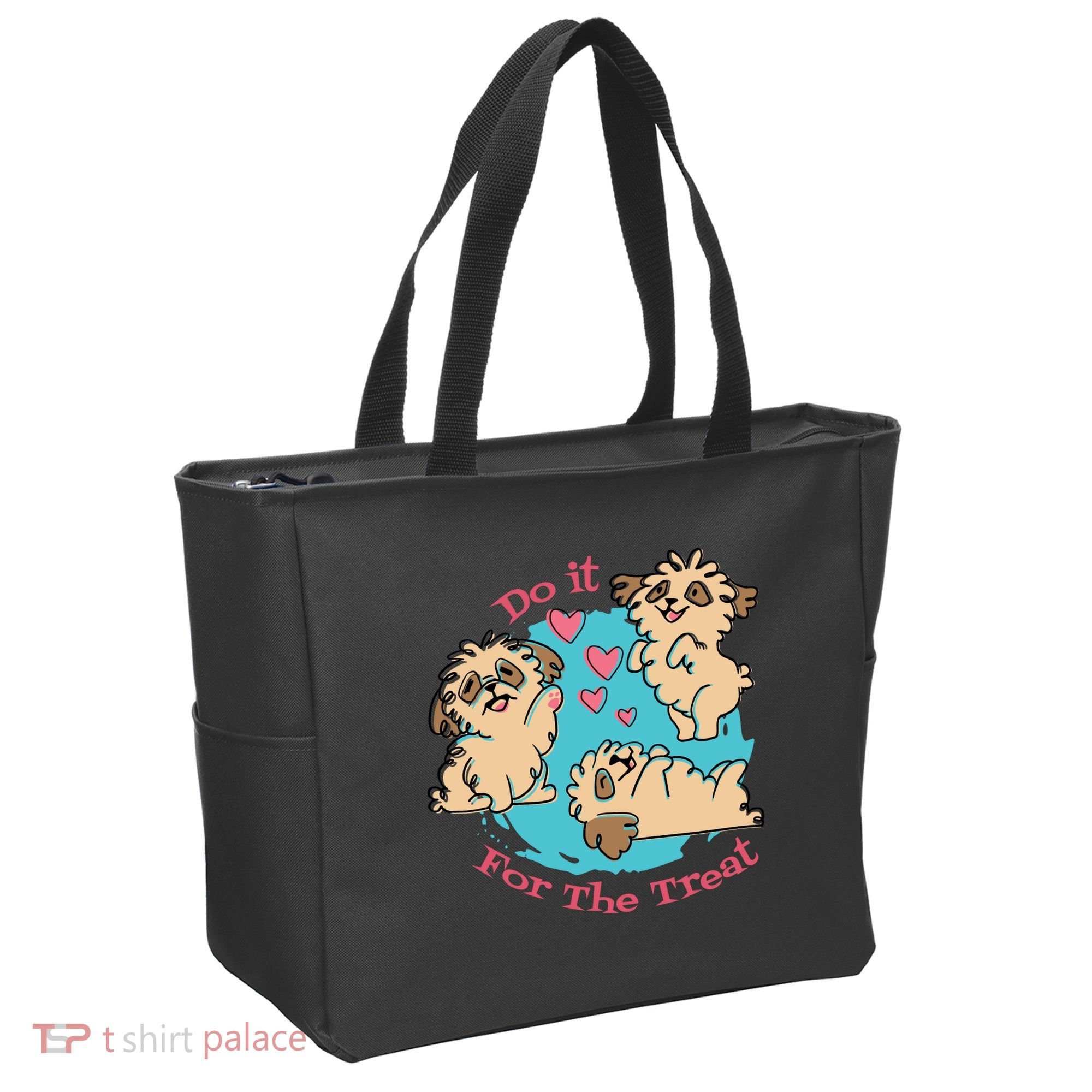 Do It For The Treat Cute Dogs Tote Bag