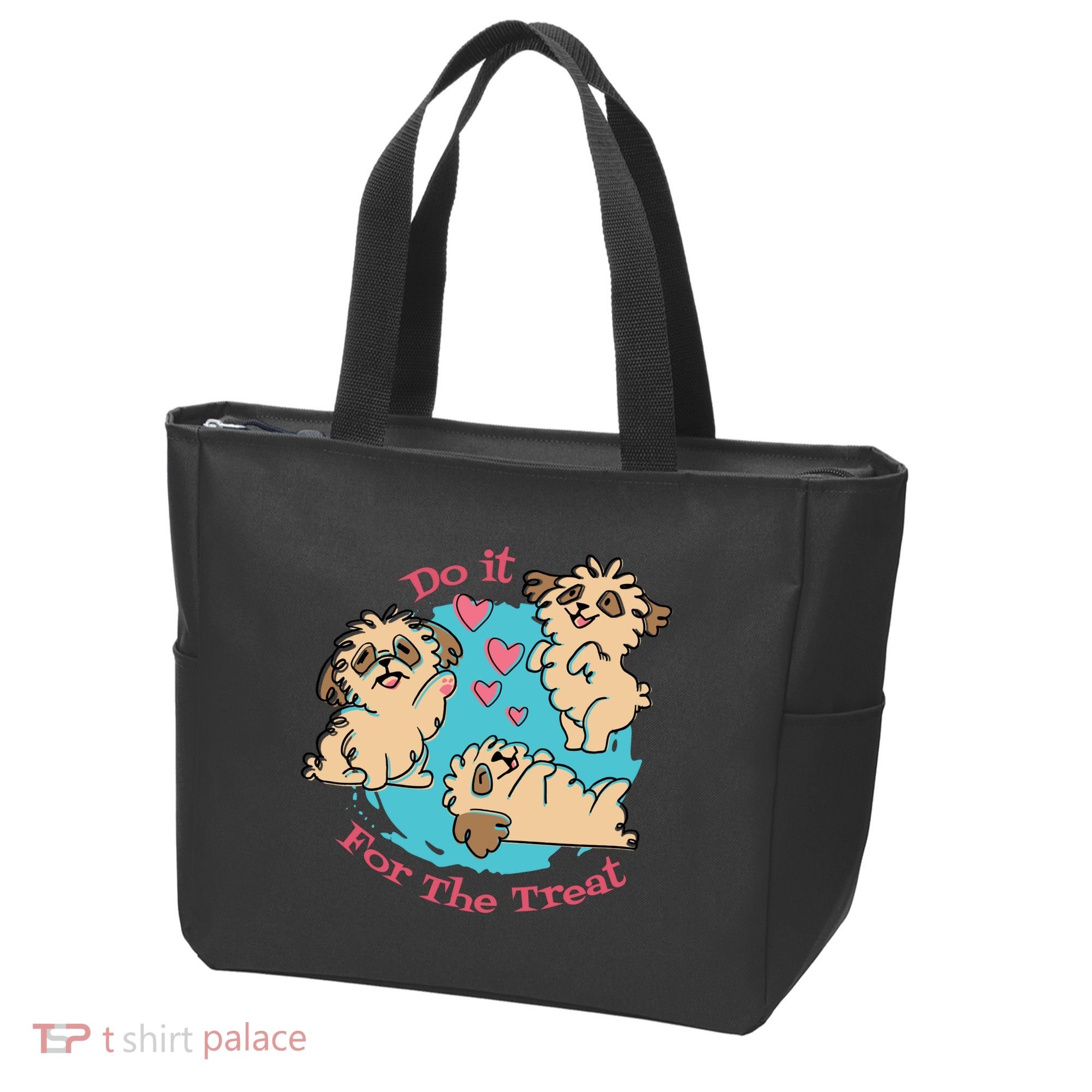 Do It For The Treat Cute Dogs Tote Bag
