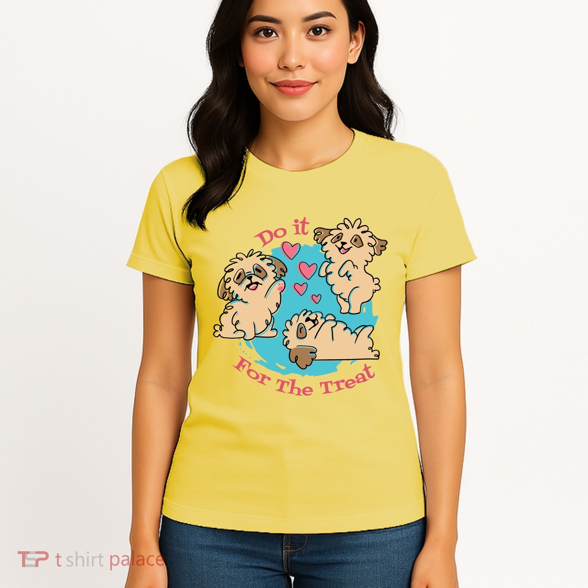 Do It For The Treat Cute Dogs Women's T-Shirt