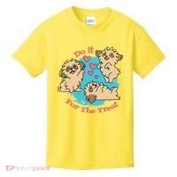 Do It For The Treat Cute Dogs Kids T-Shirt thumb 0