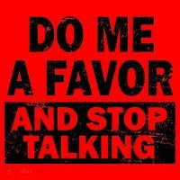 Do Me A Favor And Stop Talking Santa Hat thumb 1