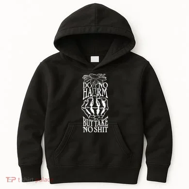 Do No Harm But Take No Shit Kids Hoodie
