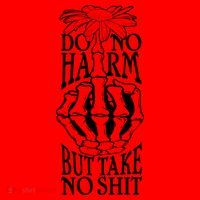 Do No Harm But Take No Shit Santa Hat thumb 1