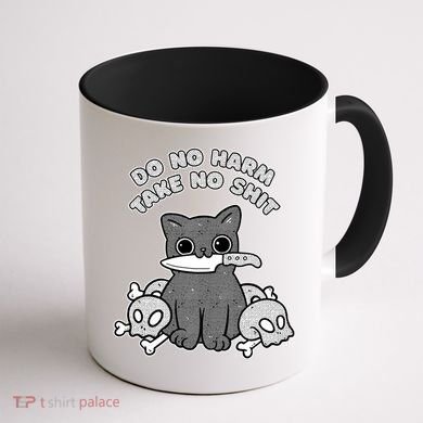 Do No Harm Take No Shit Coffee Mug back