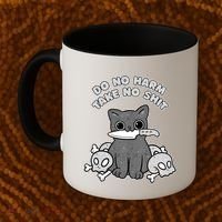 Do No Harm Take No Shit Coffee Mug thumb 2