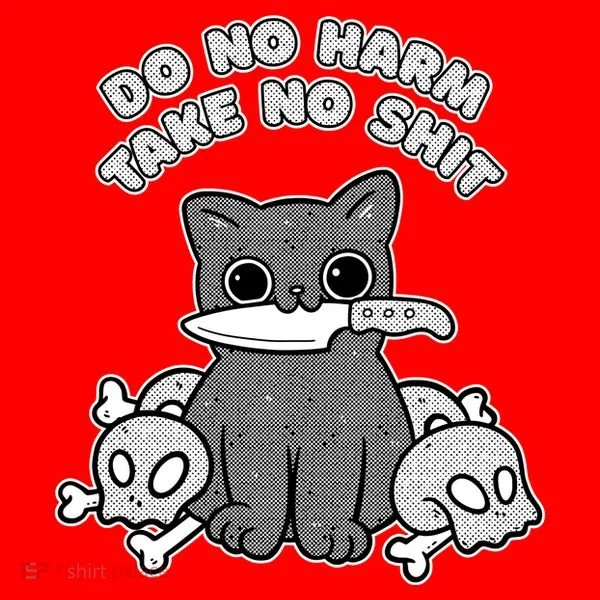 Do No Harm Take No Shit Doggie Tank