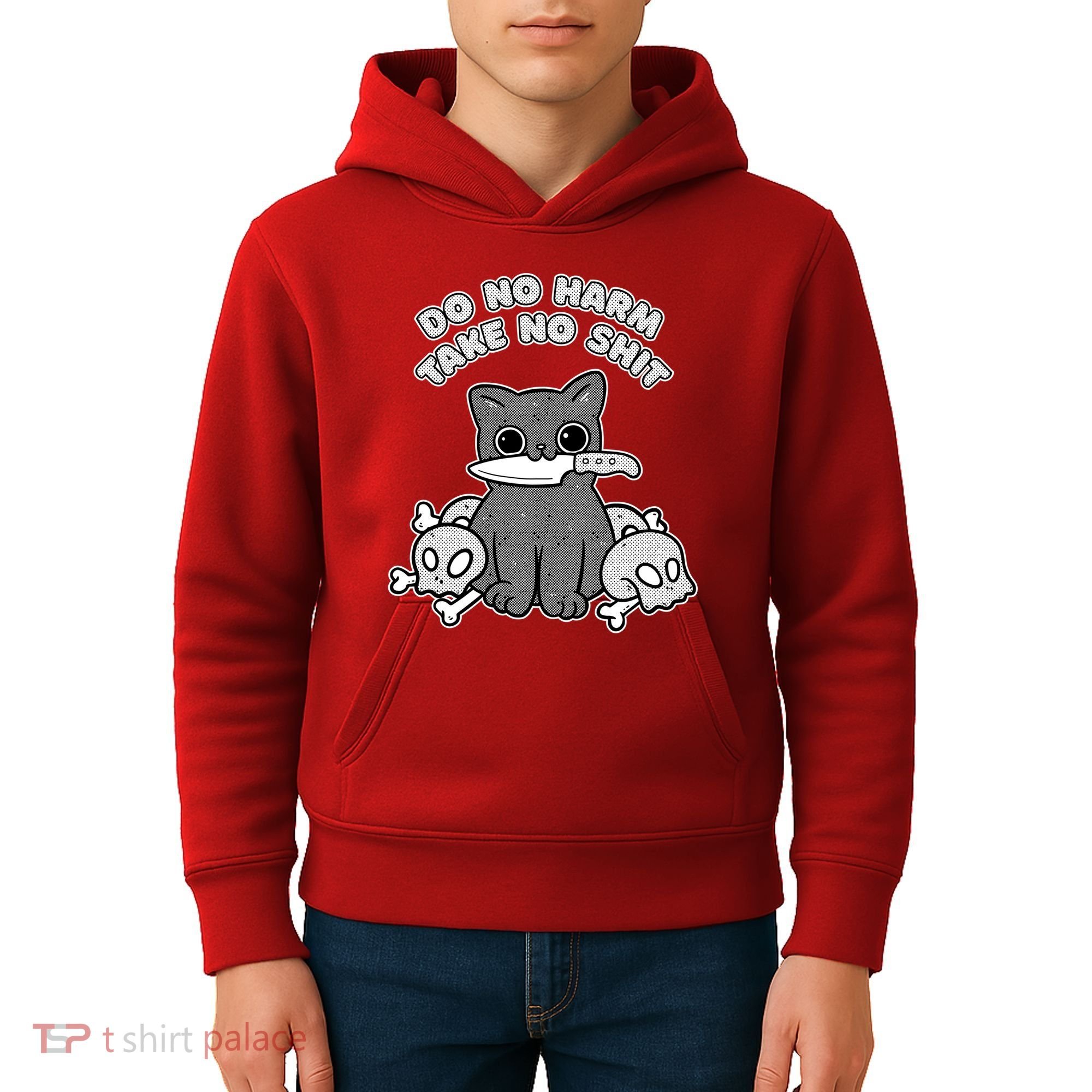 Do No Harm Take No Shit Kids Hoodie