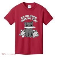 Do No Harm Take No Shit Kids T-Shirt thumb 0