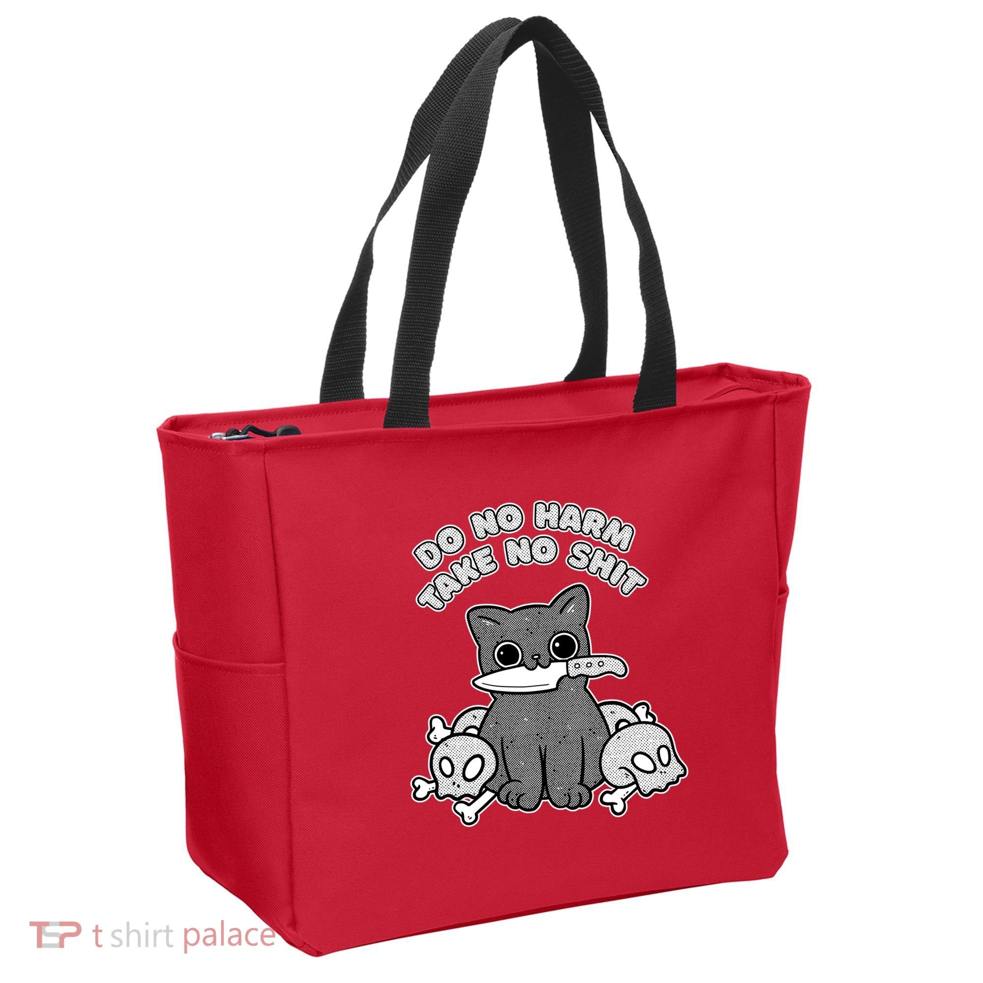 Do No Harm Take No Shit Tote Bag