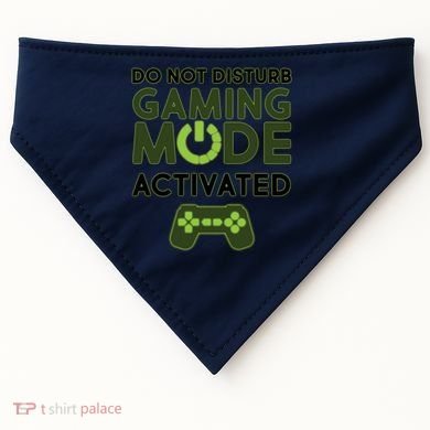 Do Not Disturb Gaming Mode Activated USA-Made Doggie Bandana