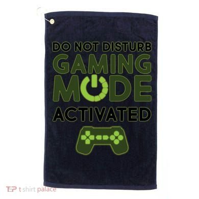 Do Not Disturb Gaming Mode Activated Golf Towel