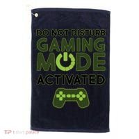 Do Not Disturb Gaming Mode Activated Golf Towel thumb 0