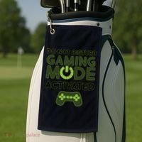 Do Not Disturb Gaming Mode Activated Golf Towel thumb 2