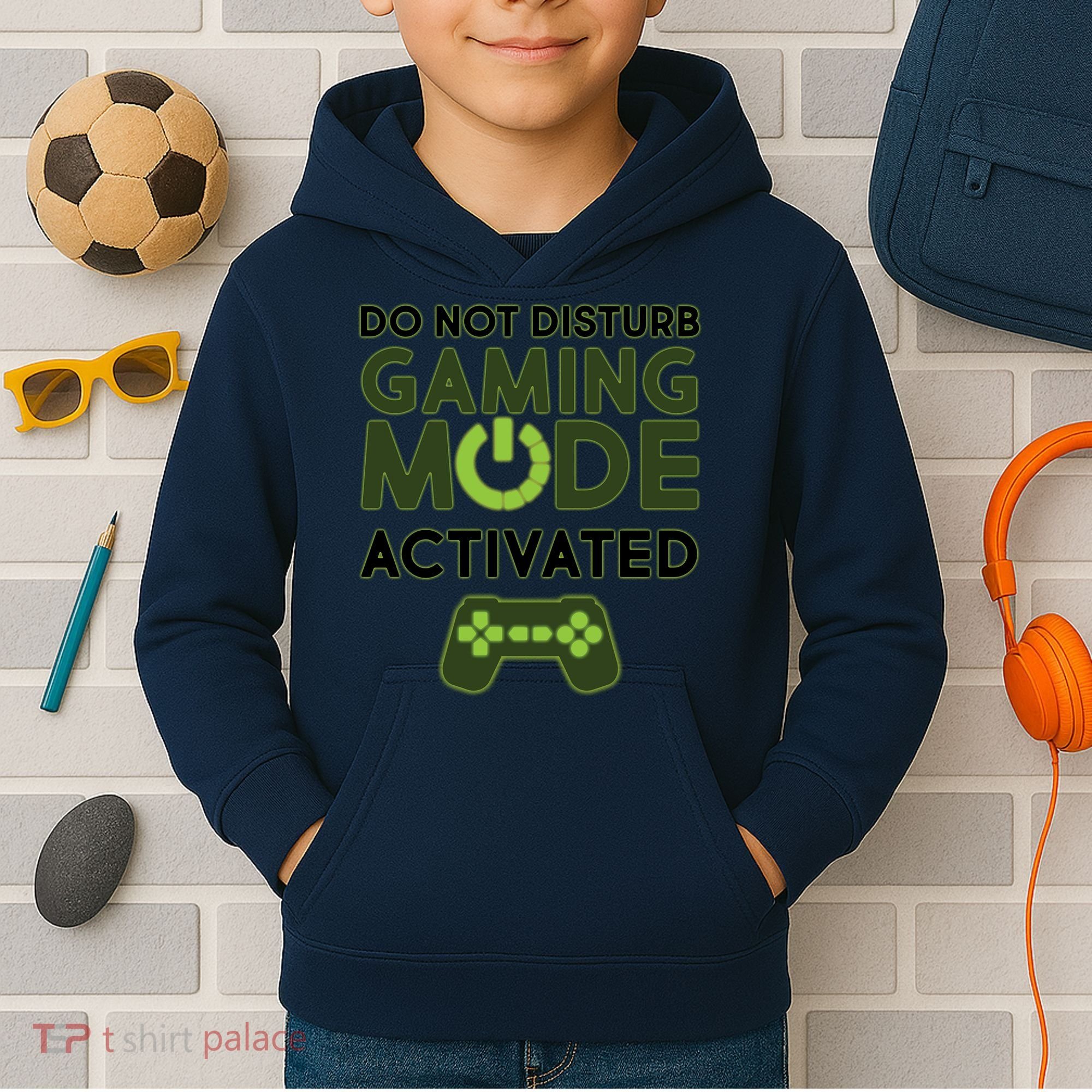 Do Not Disturb Gaming Mode Activated Kids Hoodie