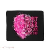 Do Not Fear For I Am With You Pink Lion Mousepad thumb 0