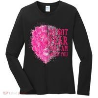 Do Not Fear For I Am With You Pink Lion Women's Long Sleeve Shirt thumb 0