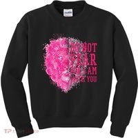 Do Not Fear For I Am With You Pink Lion Kids Sweatshirt thumb 0