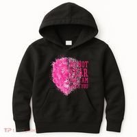 Do Not Fear For I Am With You Pink Lion Kids Hoodie thumb 0