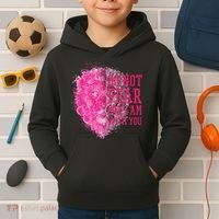 Do Not Fear For I Am With You Pink Lion Kids Hoodie thumb 2