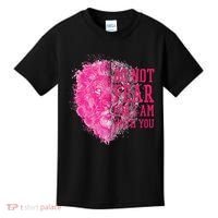 Do Not Fear For I Am With You Pink Lion Kids T-Shirt thumb 0