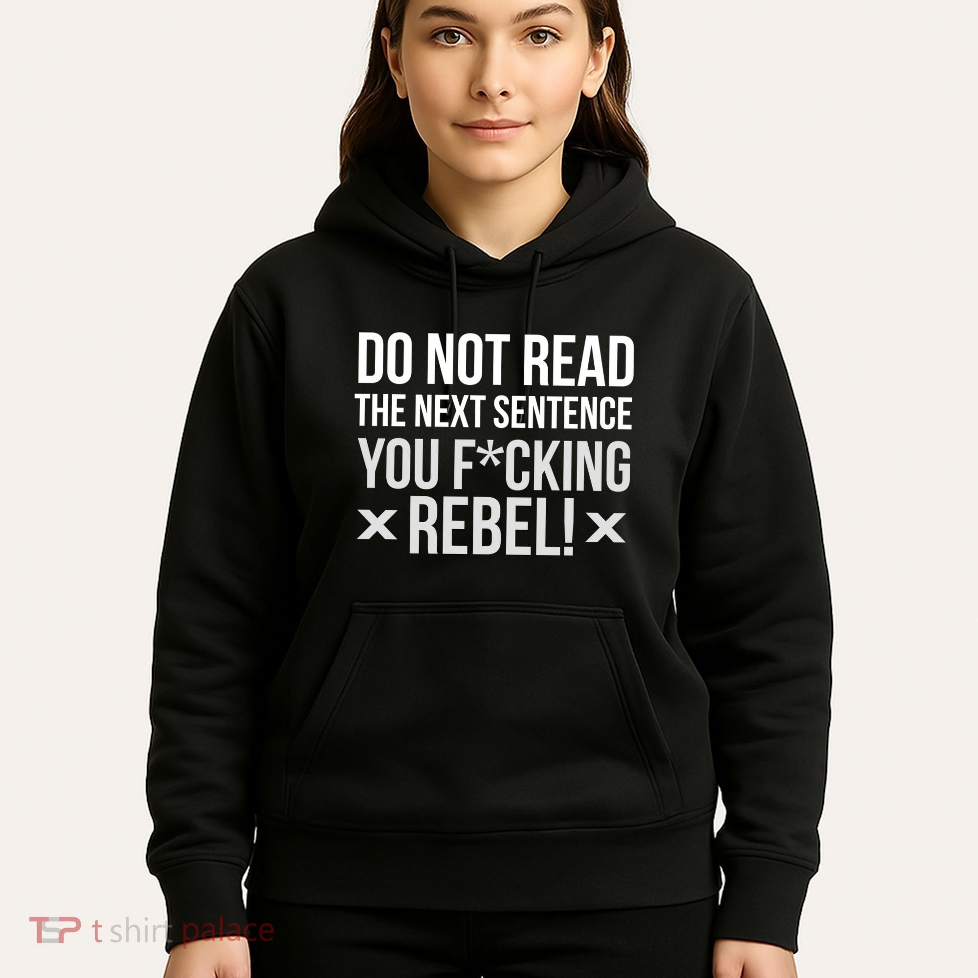 Do Not Read Funny Rebel Hoodie