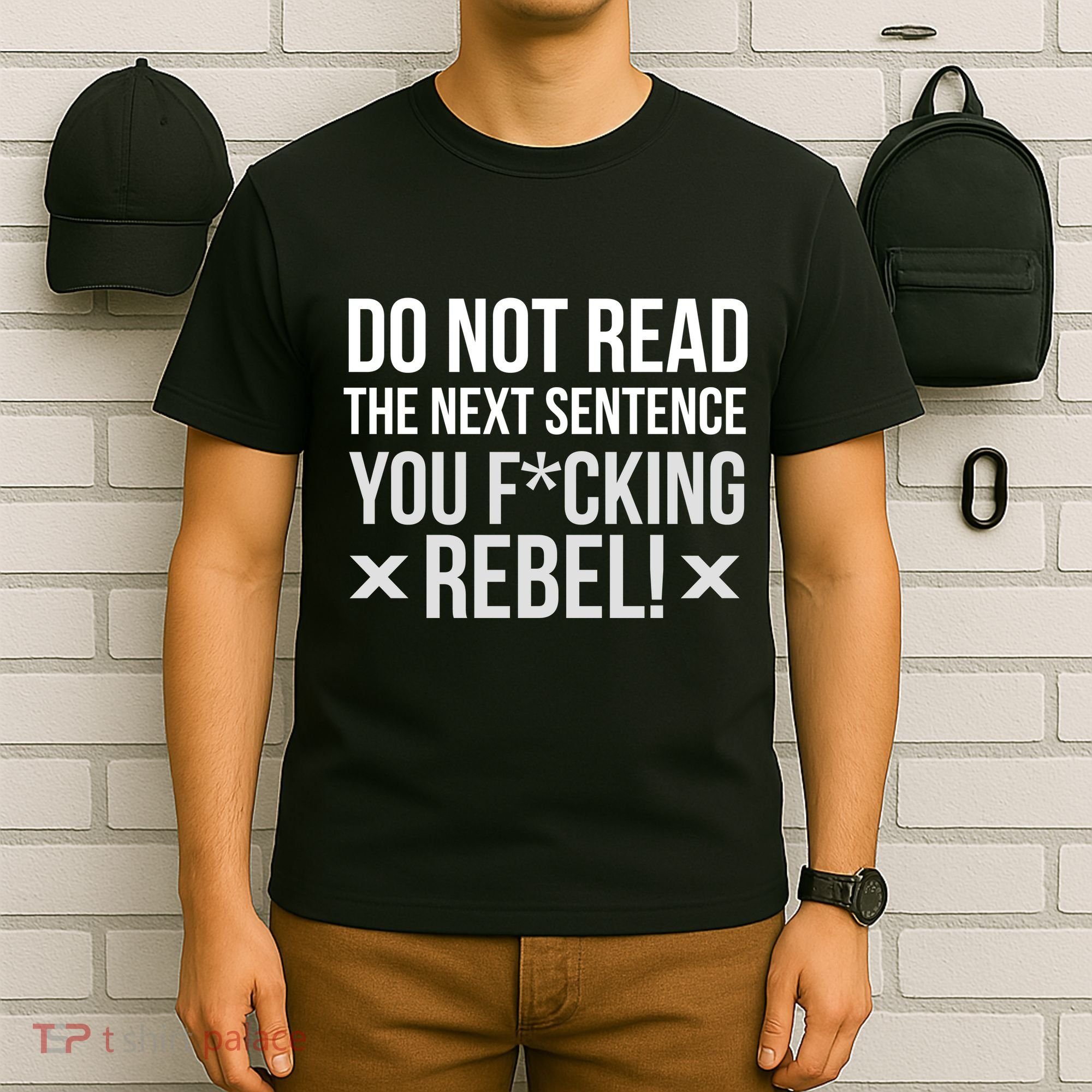 Do Not Read Funny Rebel T-Shirt