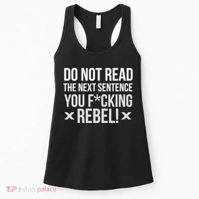 Do Not Read Funny Rebel Women's Tank Top