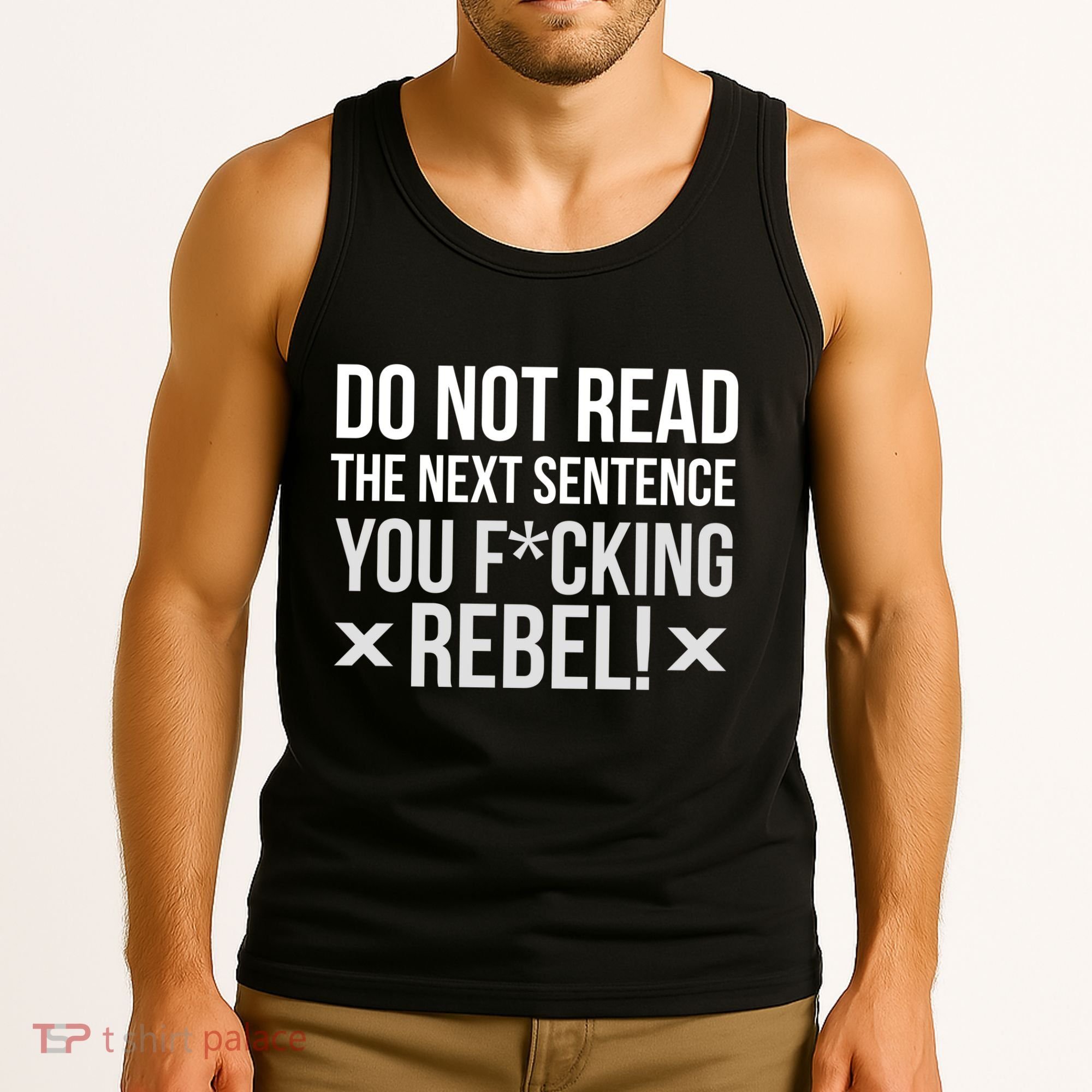 Do Not Read Funny Rebel Tank Top
