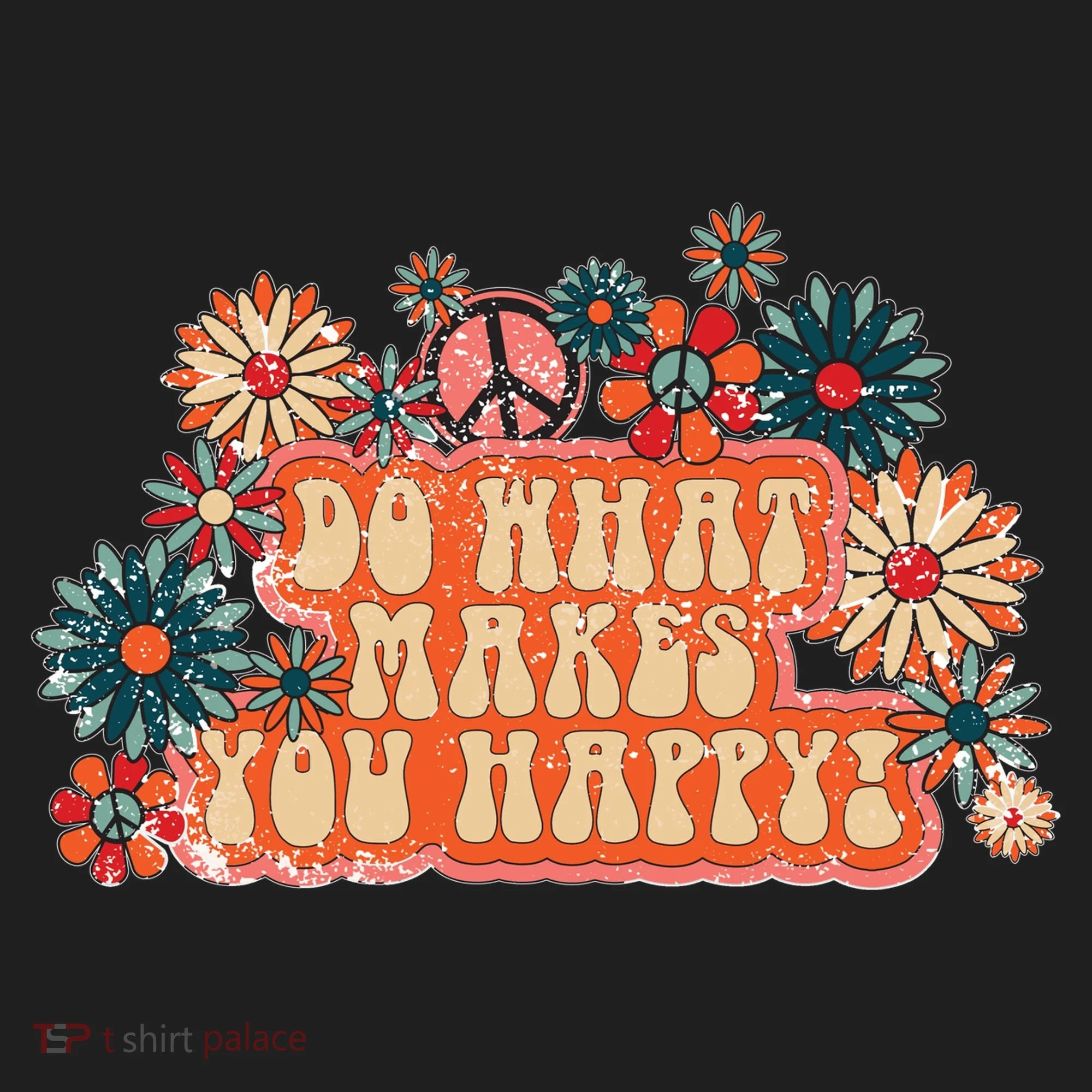 Do What Makes You Happy Retro Women's Sweatshirt