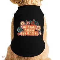 Do What Makes You Happy Retro Doggie Tank thumb 0