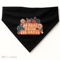 Do What Makes You Happy Retro USA-Made Doggie Bandana thumb 0