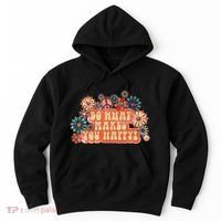 Do What Makes You Happy Retro Hoodie thumb 0