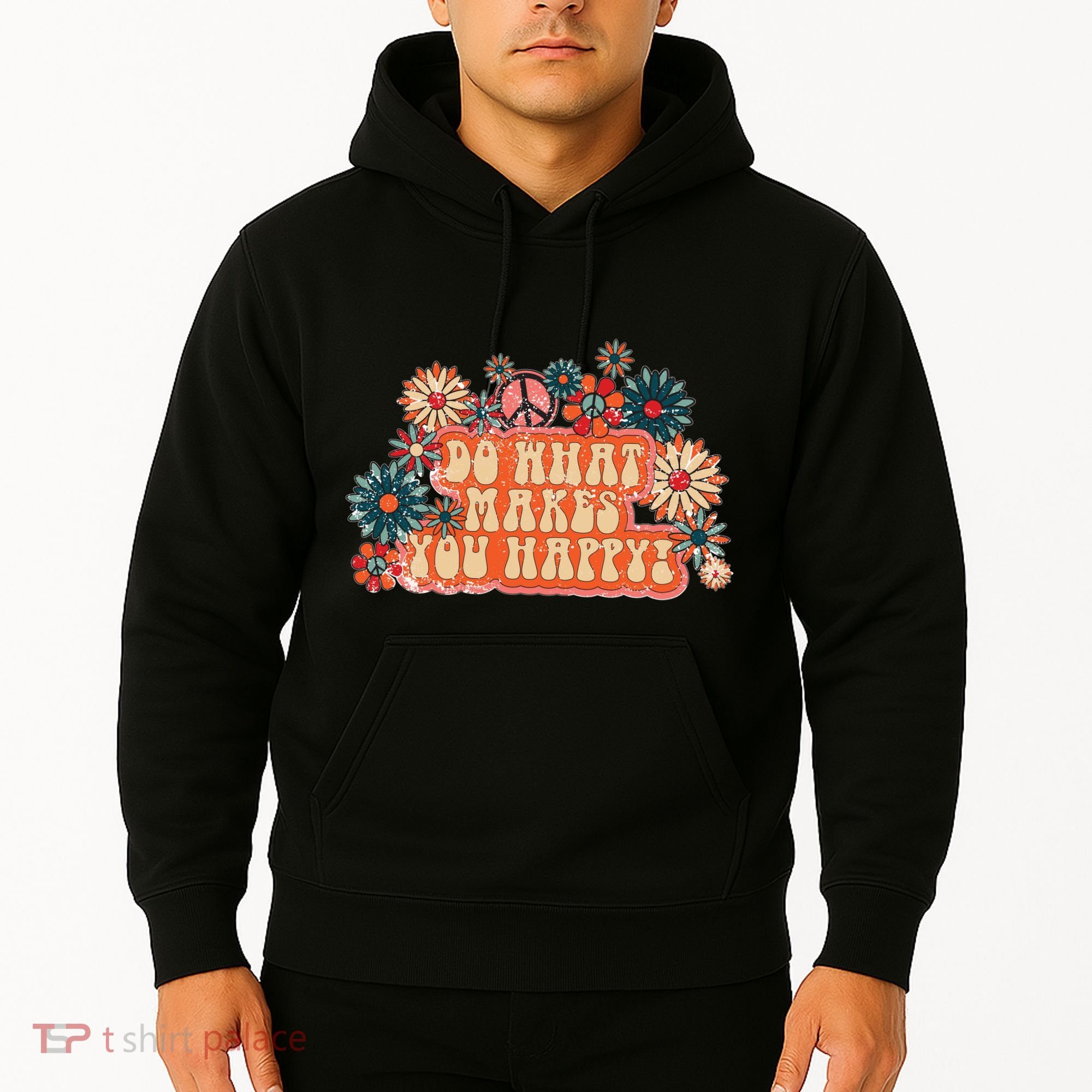 Do What Makes You Happy Retro Hoodie